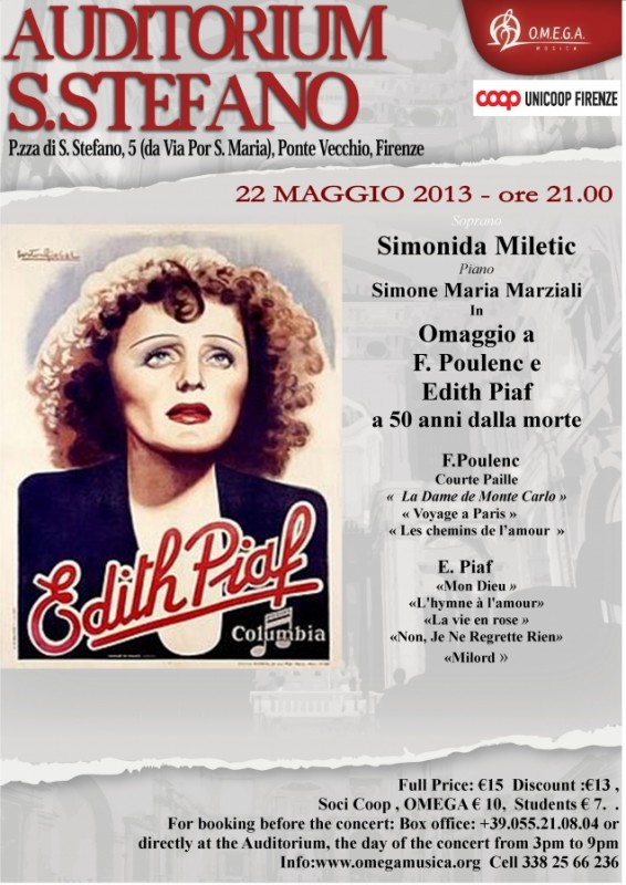 Da Poulenc a Edith Piaf