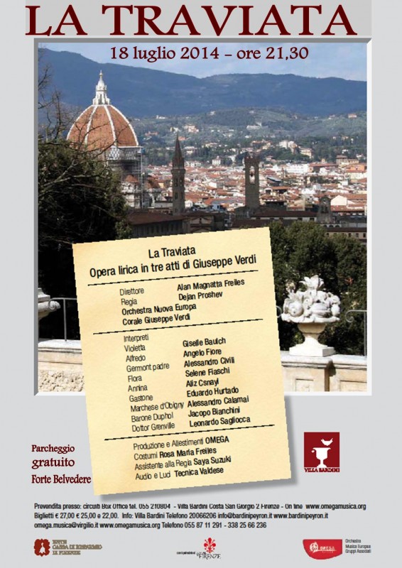 LA TRAVIATA DI G. VERDI A VIILLA BARDINI