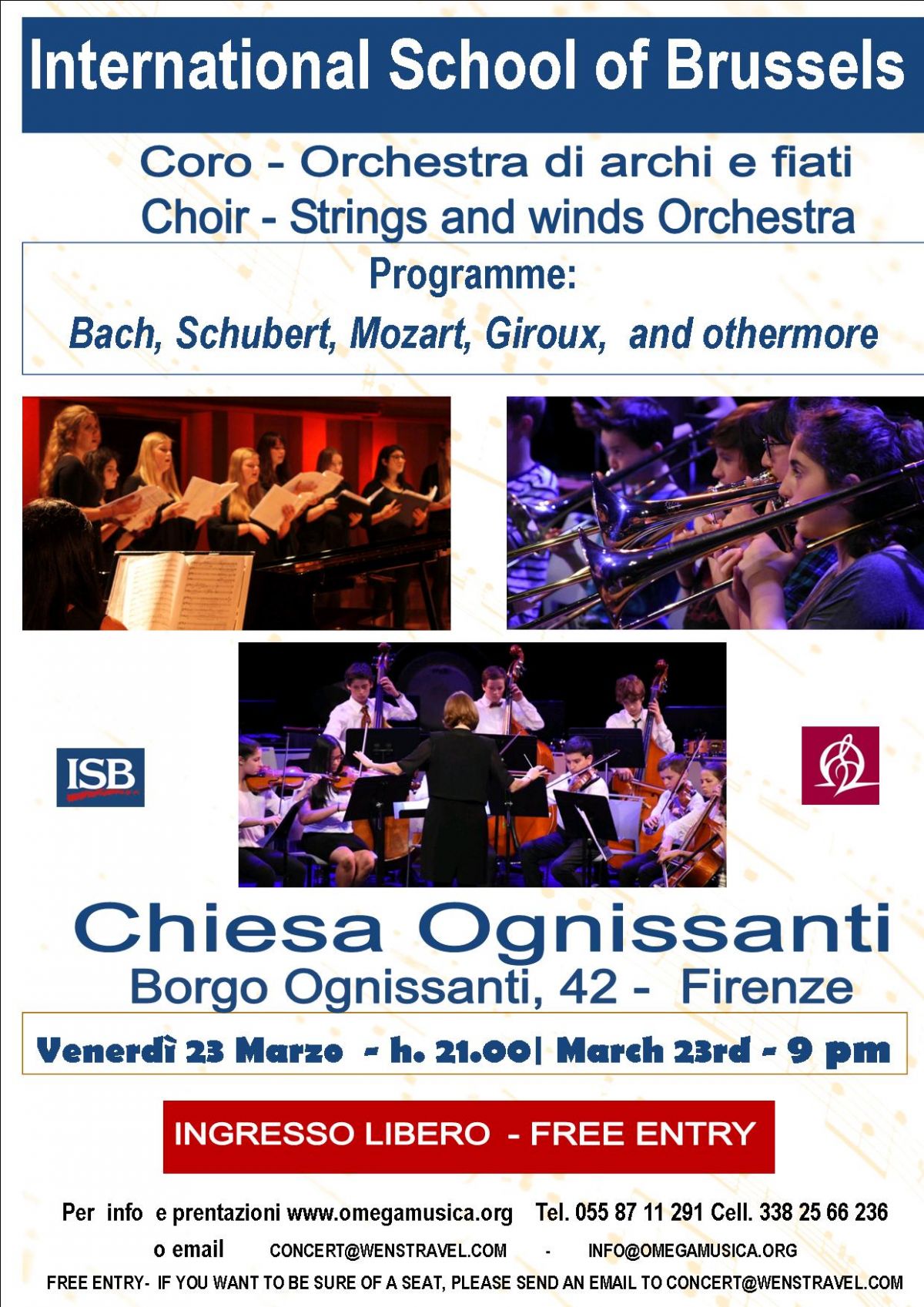 Coro, Orchestra di archi e fiati  di Brussels