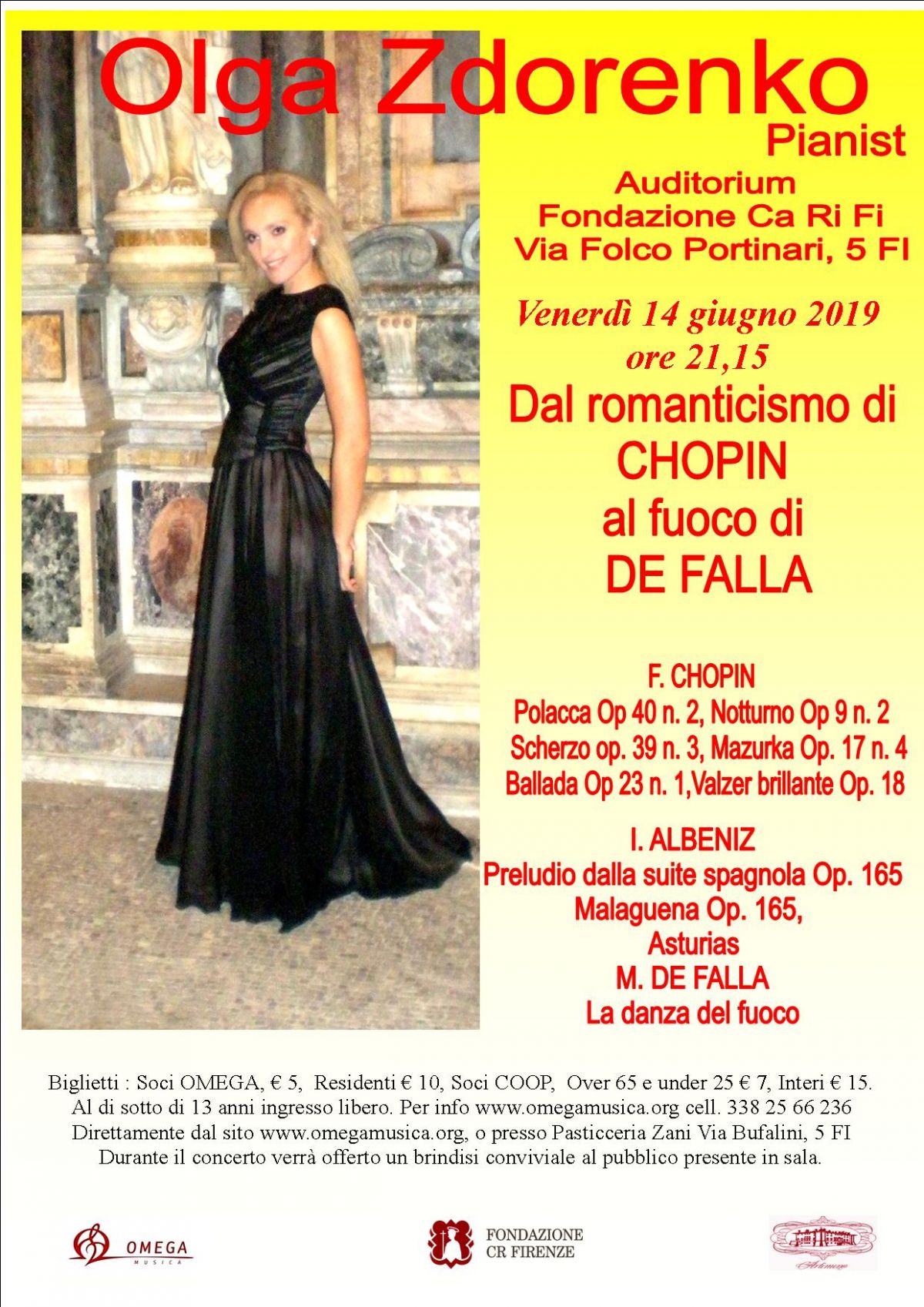 Dal romanticismo di Chopin al fuoco di De Falla