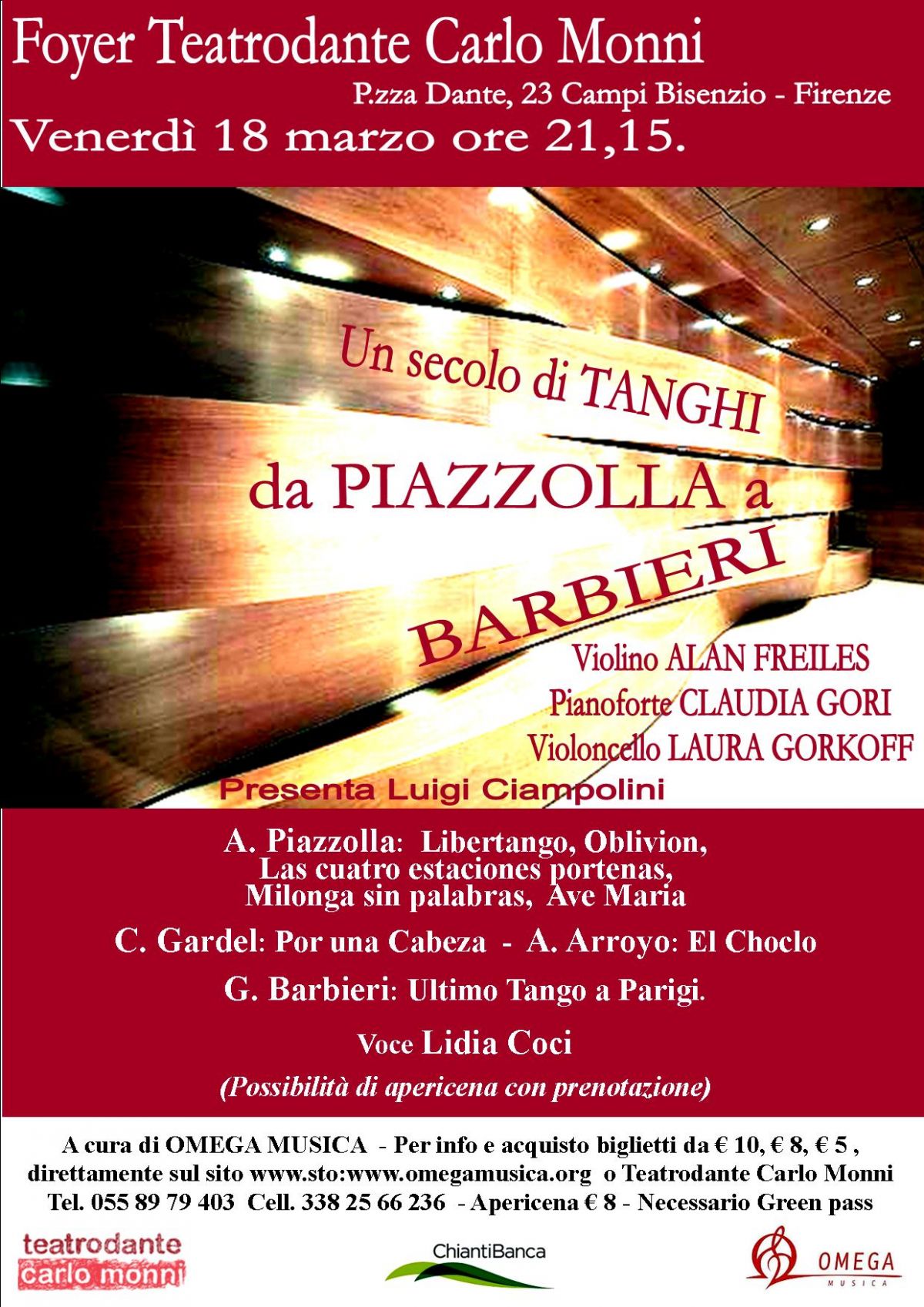 UN SECOLO DI TANGHI DA PIAZZOLLA A BARBIERI